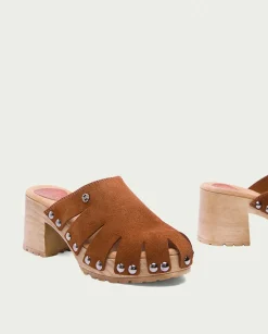 PORRONET Sandalia Tacón Serraje Cuero Gia Store